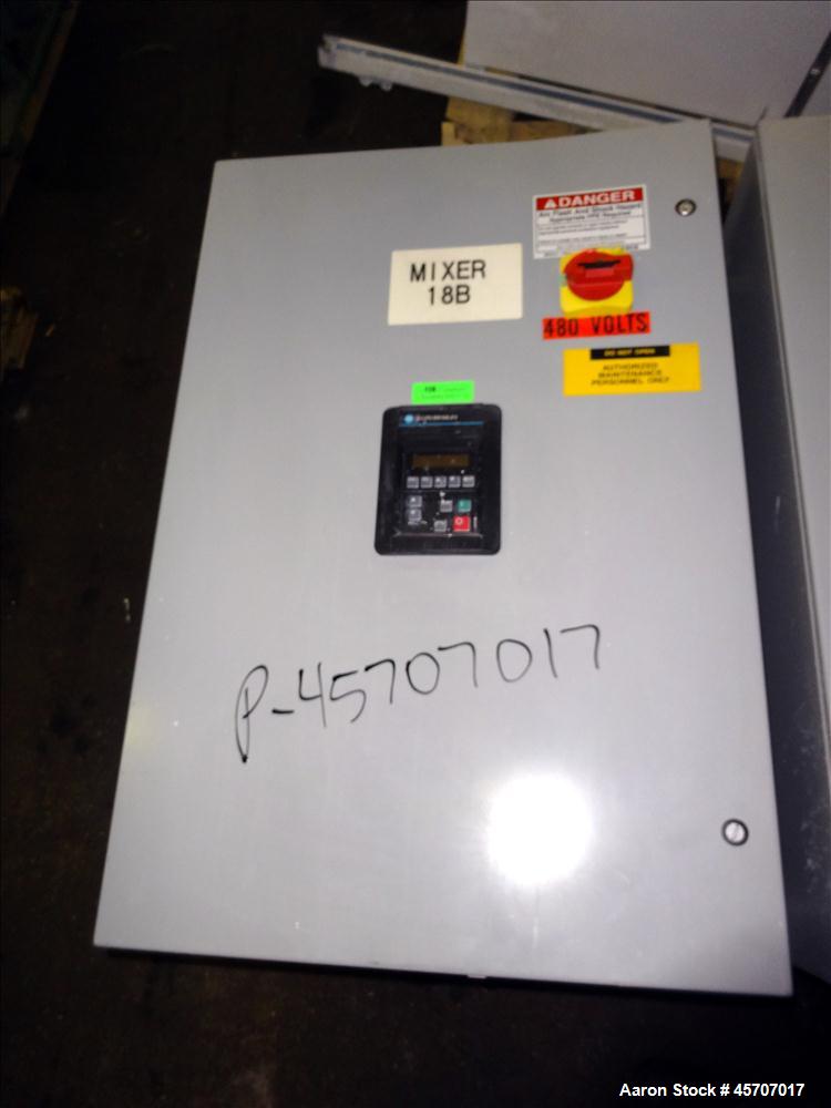 Used Bright Sheet Metal Tank, Approximately 4,000 Gallon, 304 Stainless Steel, Vertical. 100" diameter x 120" straight side. Flat top, coned bottom. 34" x 32" top hinged manway cover, 2" center botto...