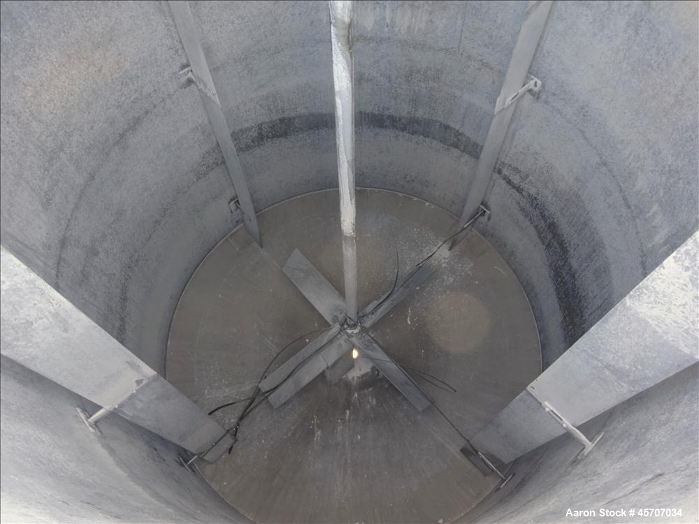 Used Bright Sheet Metal Tank, Approximately 4,000 Gallon, 304 Stainless Steel, 