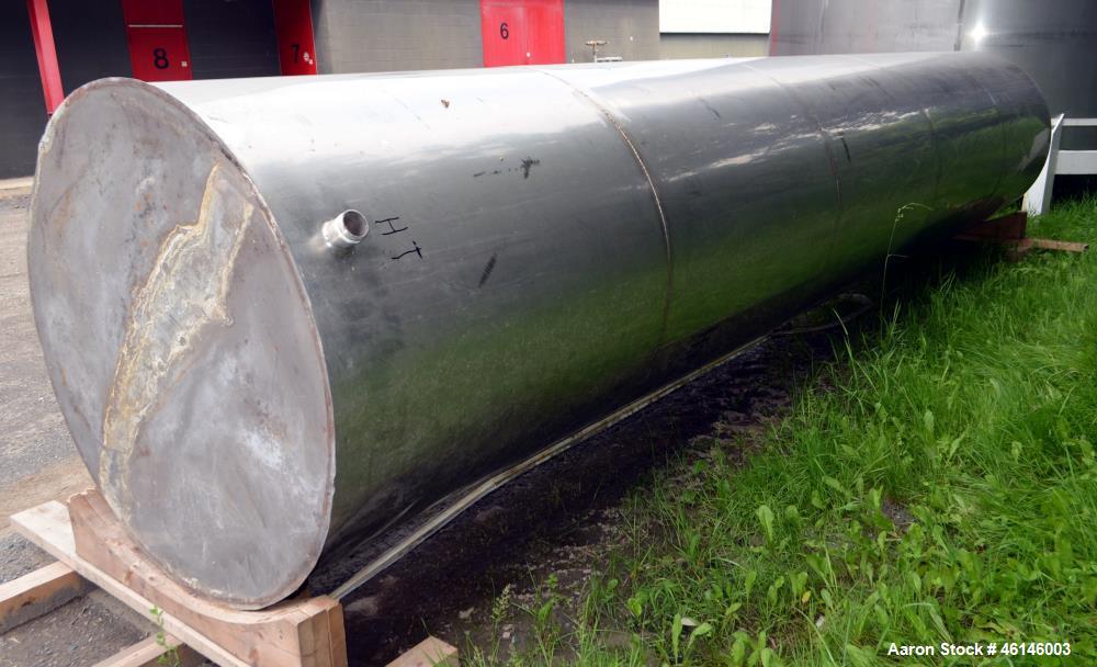 Tank, Approximate 1800 Gallon, Stainless Steel, Vertical.
