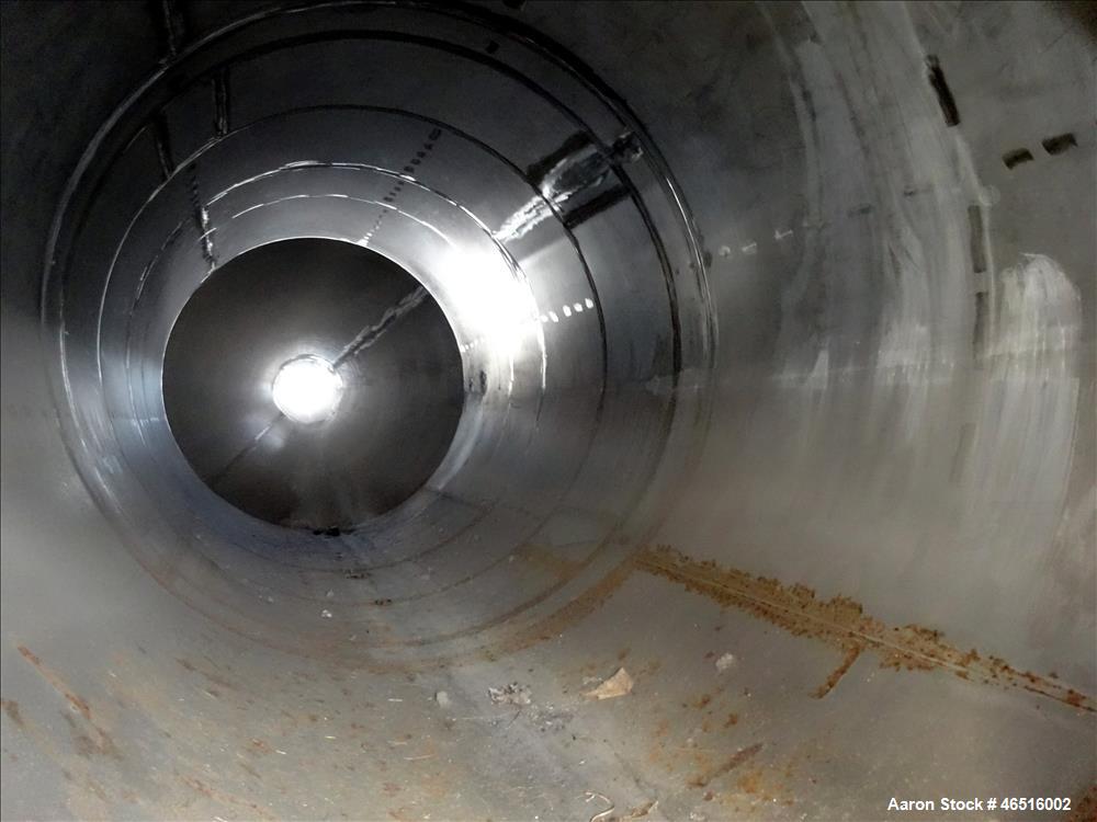Used Stainless Steel Tank, Approximately 4,000 Gallon.