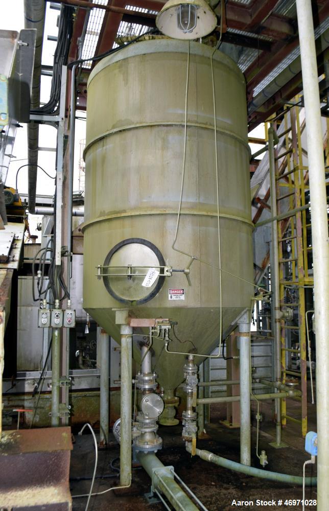 Used- Tank, Approximate 1000 Gallon, 321 Stainless Steel, Vertical.