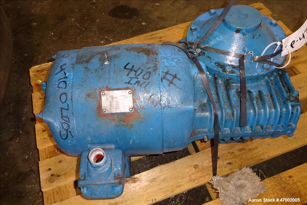 Used Mixing Tank, 1,500 Gallon, 304 Stainless Steel, Vertical.