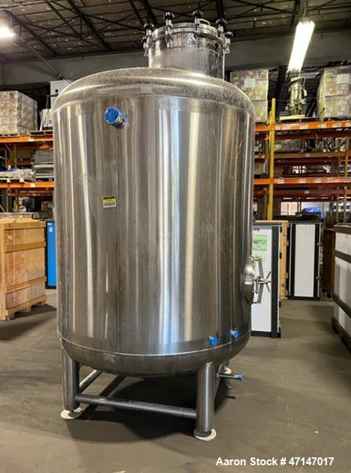 Used Fronhofer 40BBL (1240 gallon) Stainless Steel Brite Tank