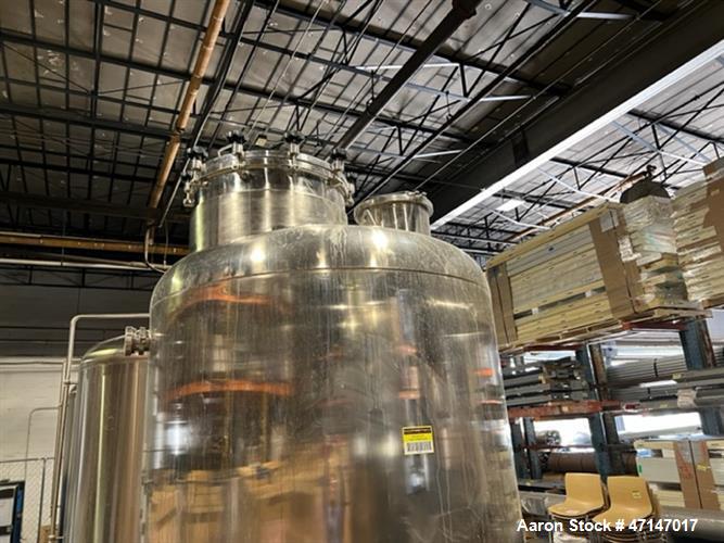 Used Fronhofer 40BBL (1240 gallon) Stainless Steel Brite Tank
