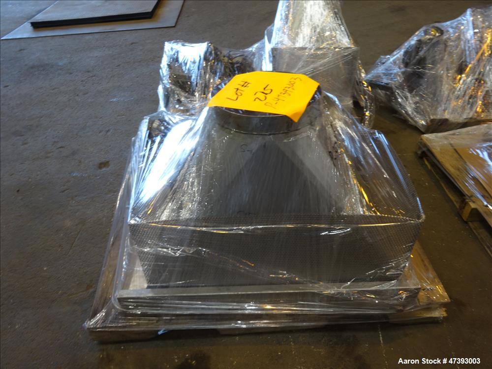 Used Mixing Tank, Approximate 2,000 Gallon, 304 Stainless Steel, Vertical.