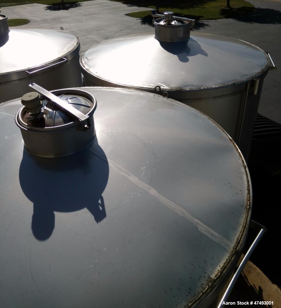 Approximate 2,642 Gallon (10,000 Liter) Stainless Steel Tank