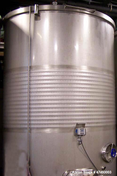 Approximate 2,642 Gallon (10,000 Liter) Stainless Steel Tank