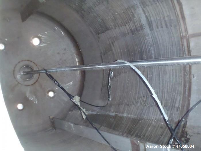 Used Toledo Tank, Approximately 2,600 Gallon, 304 Stainless Steel, Vertical. Approximate 72” diameter x 135” straight side. Internal rated 30 psi at 375 degrees F. 5/16" Wall thickness. Includes a Ch...