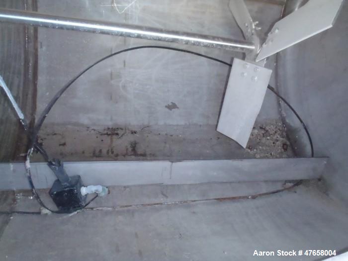 Used Toledo Tank, Approximately 2,600 Gallon, 304 Stainless Steel, Vertical. Approximate 72” diameter x 135” straight side. Internal rated 30 psi at 375 degrees F. 5/16" Wall thickness. Includes a Ch...