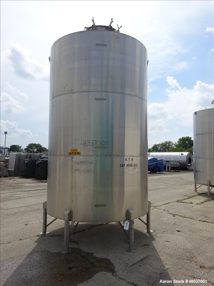 Used Stainless Steel Metals Inc. Approximately 4,000 Gallon Tank