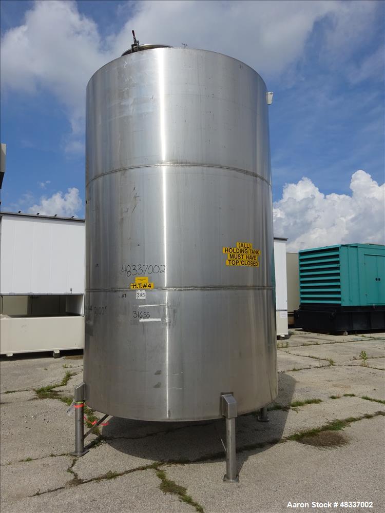 Used Stainless Steel Metals Inc. Approximately 4,000 Gallon Tank