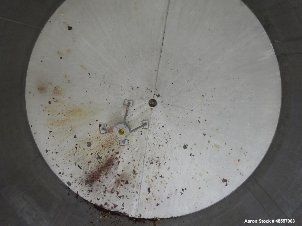 Used Areco Tank, Approximately 4800 Gallon, 304 Stainless Steel, Vertical.