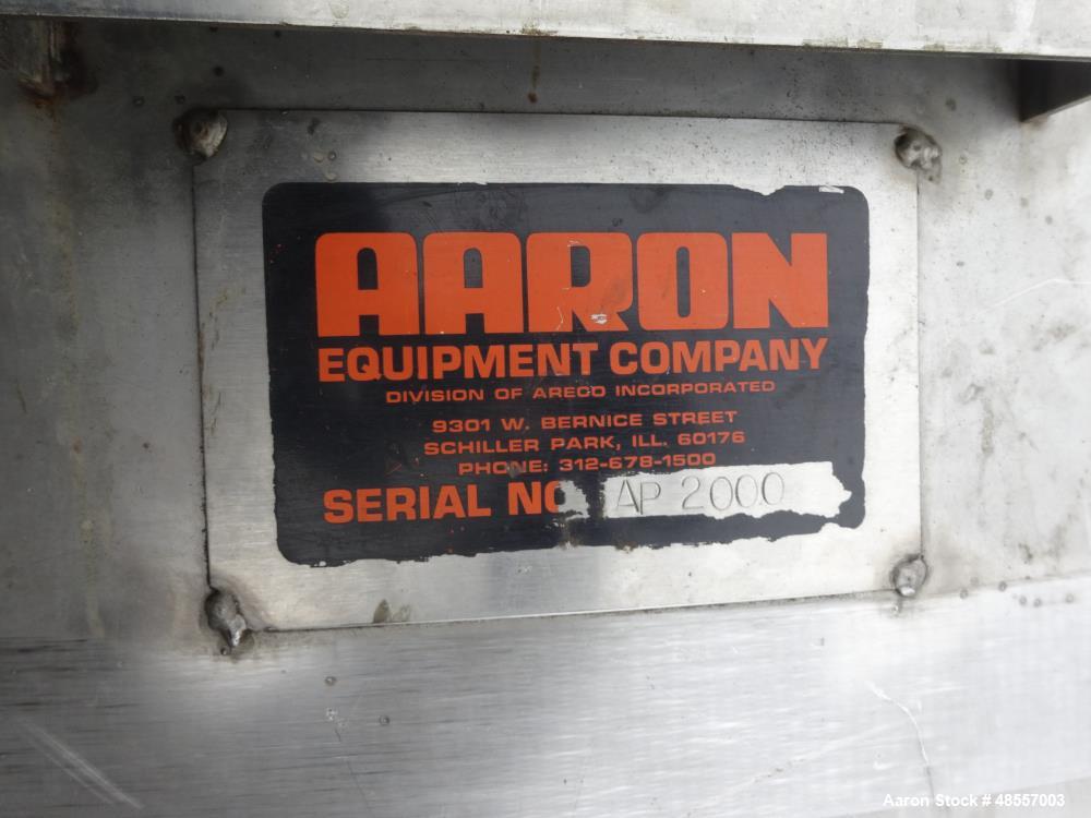 Used Areco Tank, Approximately 4800 Gallon, 304 Stainless Steel, Vertical.