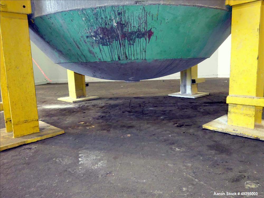 Used Tank, Approximate 3,000 Gallon, 304 Stainless Steel, Vertical.