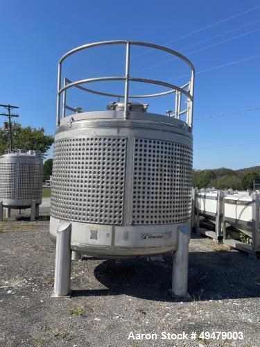 Custom Metal Craft Inc. 2,000 Gallon Stainless Steel Pressure and Agitated Tank