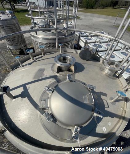 Custom Metal Craft Inc. 2,000 Gallon Stainless Steel Pressure and Agitated Tank