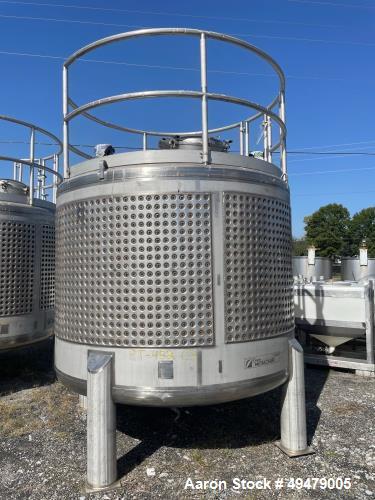 Unused 2,000 Gallon 304 Stainless Steel Jacketed Process Tank by Custom Metal Craft Inc.