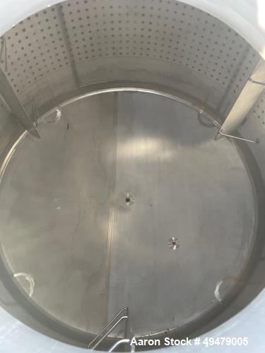 Unused 2,000 Gallon 304 Stainless Steel Jacketed Process Tank by Custom Metal Craft Inc.
