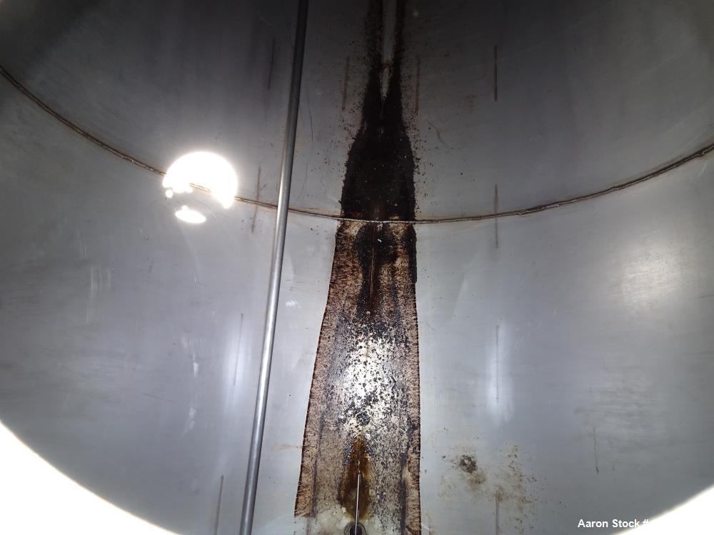 Used Tank, Approximate 2400 Gallon, Stainless Steel, Horizontal