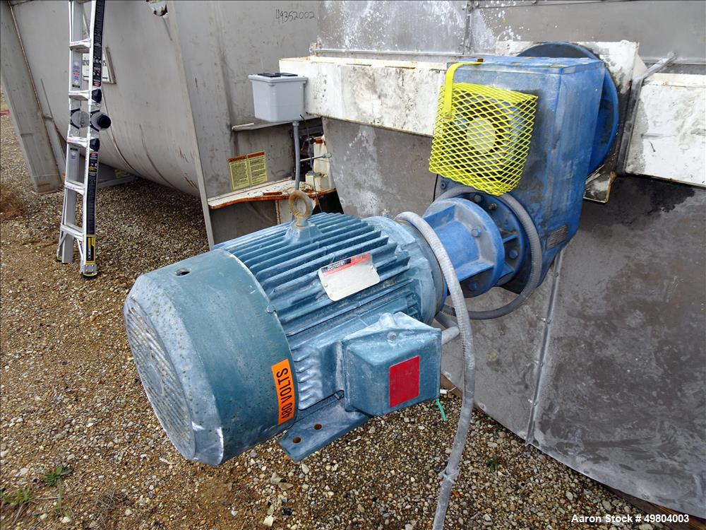 Used Bright Sheet Metal Tank, Approximately 3,000 Gallon, 304 Stainless Steel,