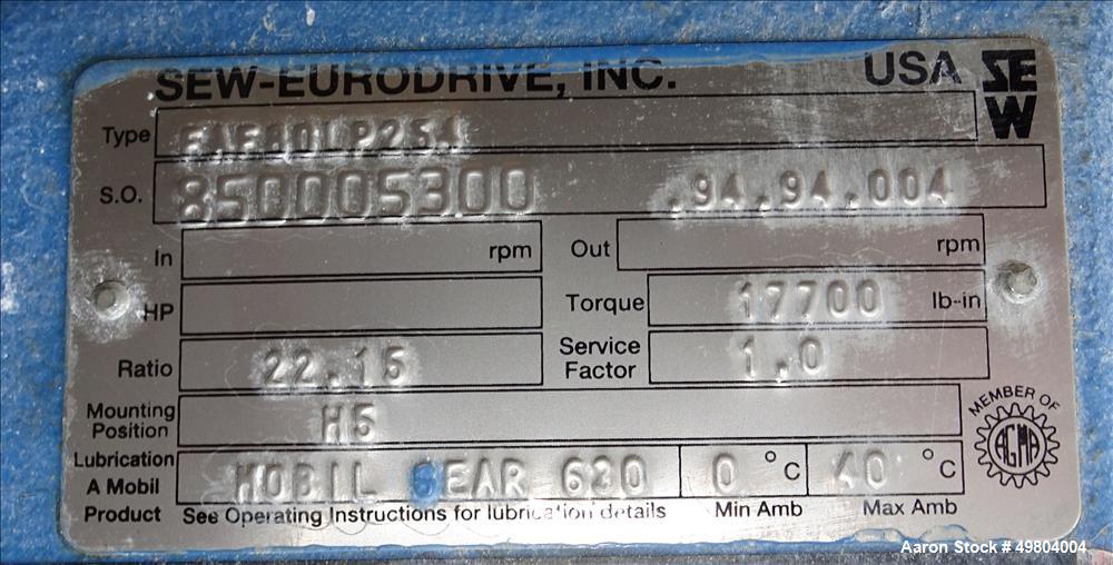 Used Bright Sheet Metal Tank, Approximately 3,000 Gallon, 304 Stainless Steel