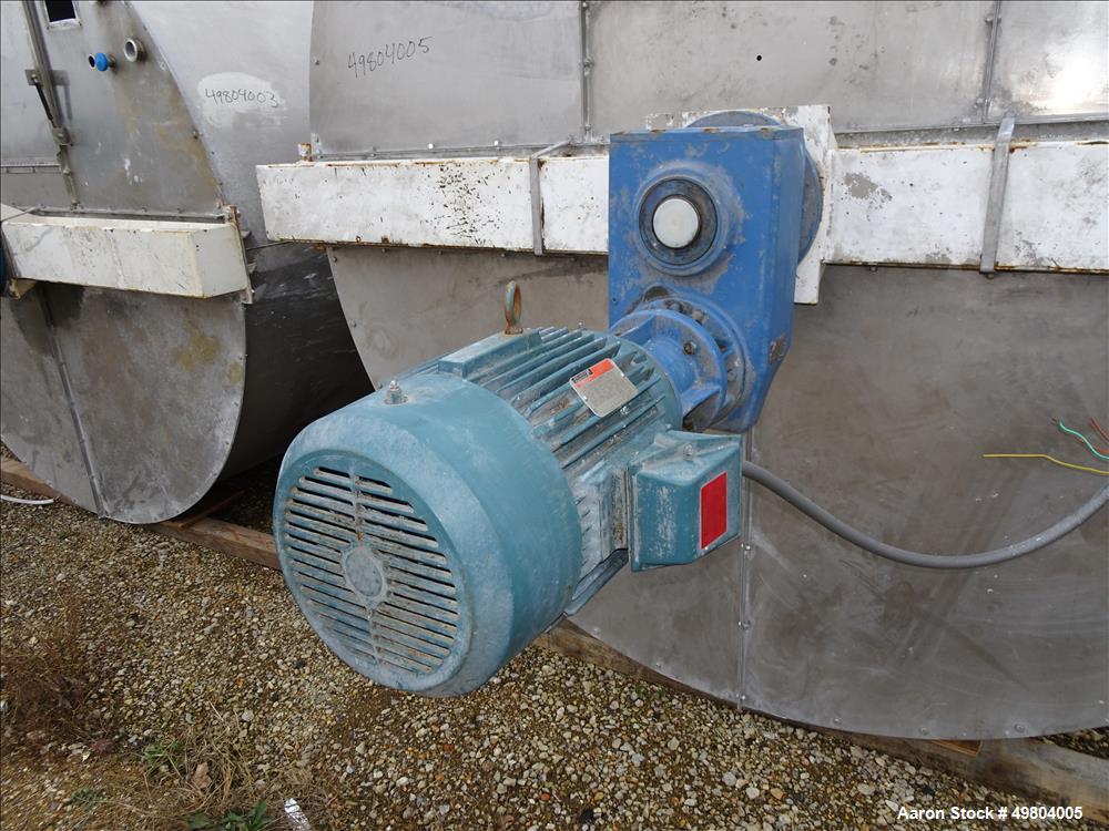 Used Bright Sheet Metal Tank, Approximately 4,000 Gallon, 304 Stainless Steel