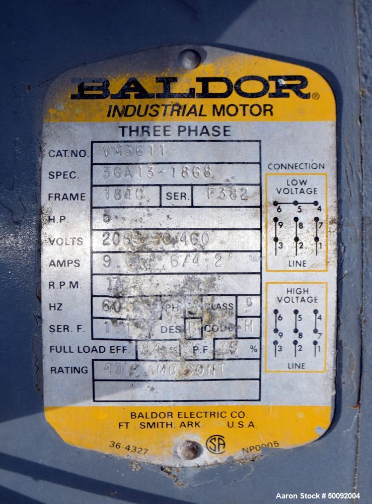 Used Tank, Approximate 3500 Gallon, Stainless Steel, Vertical. 