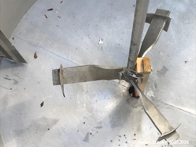 Used 2,500 Gallon 316 Stainless Steel Mix Tank