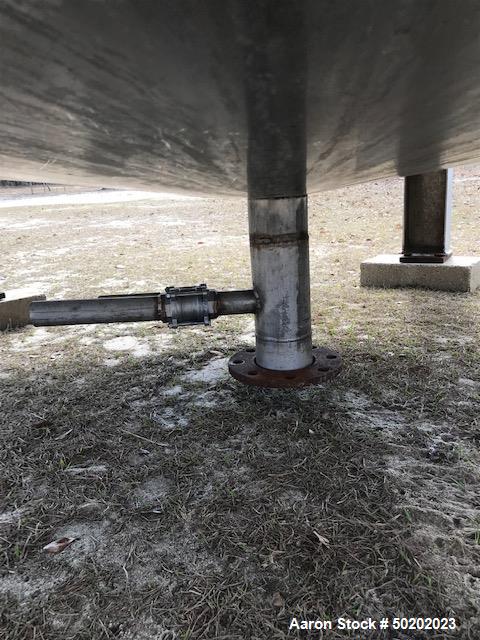 Used 2,500 Gallon 316 Stainless Steel Mix Tank