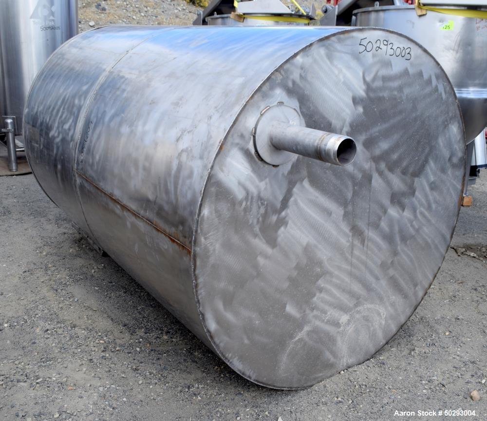 Used San-I-Tanks Tank, Approximately 1,000 Gallon, Stainless Steel. 