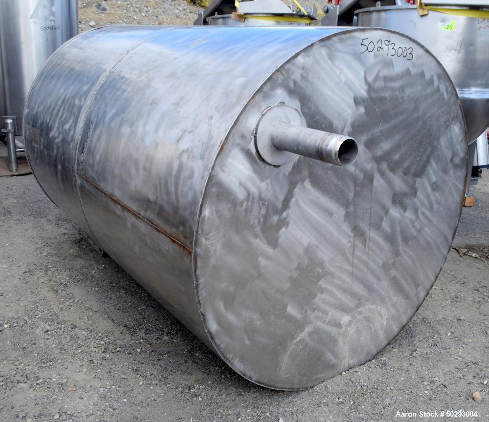 Used- San-I-Tanks Tank, Approximately 1,000 Gallon, Stainless Steel. 