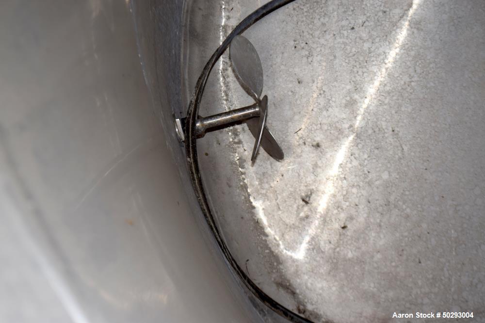 Used San-I-Tanks Tank, Approximately 1,000 Gallon, Stainless Steel. 