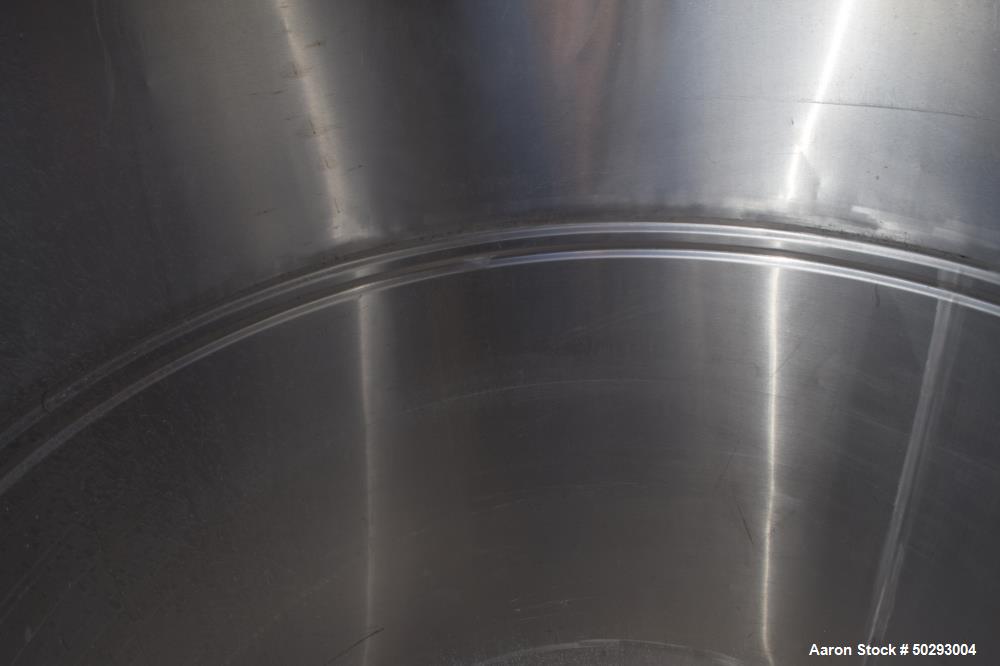 Used- San-I-Tanks Tank, Approximately 1,000 Gallon, Stainless Steel. 