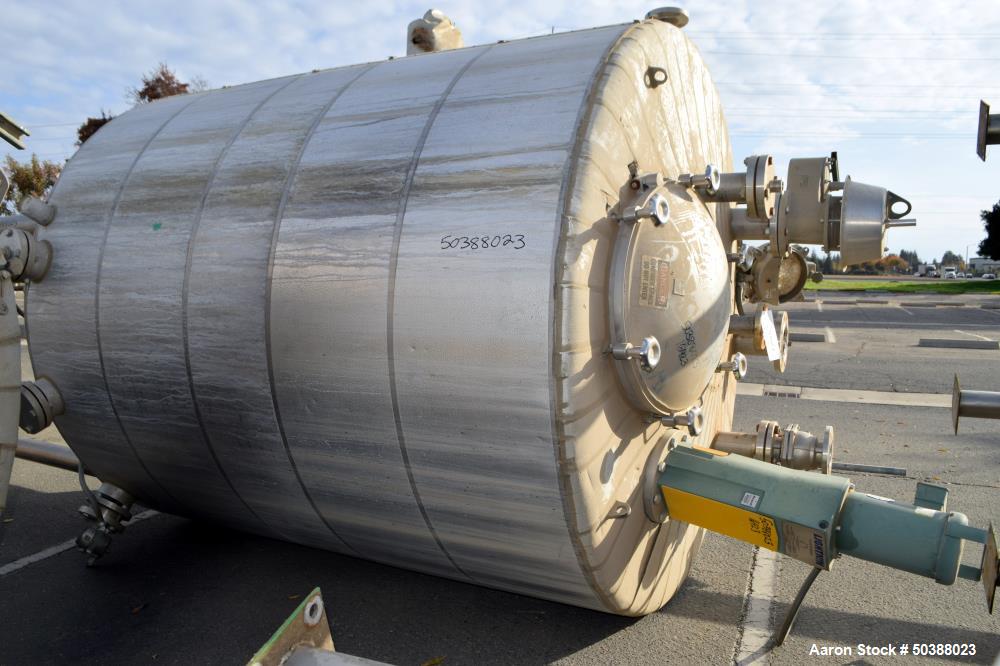 Used Andy J. Egan Jacketed Tank, Approximate 1500 Gallon