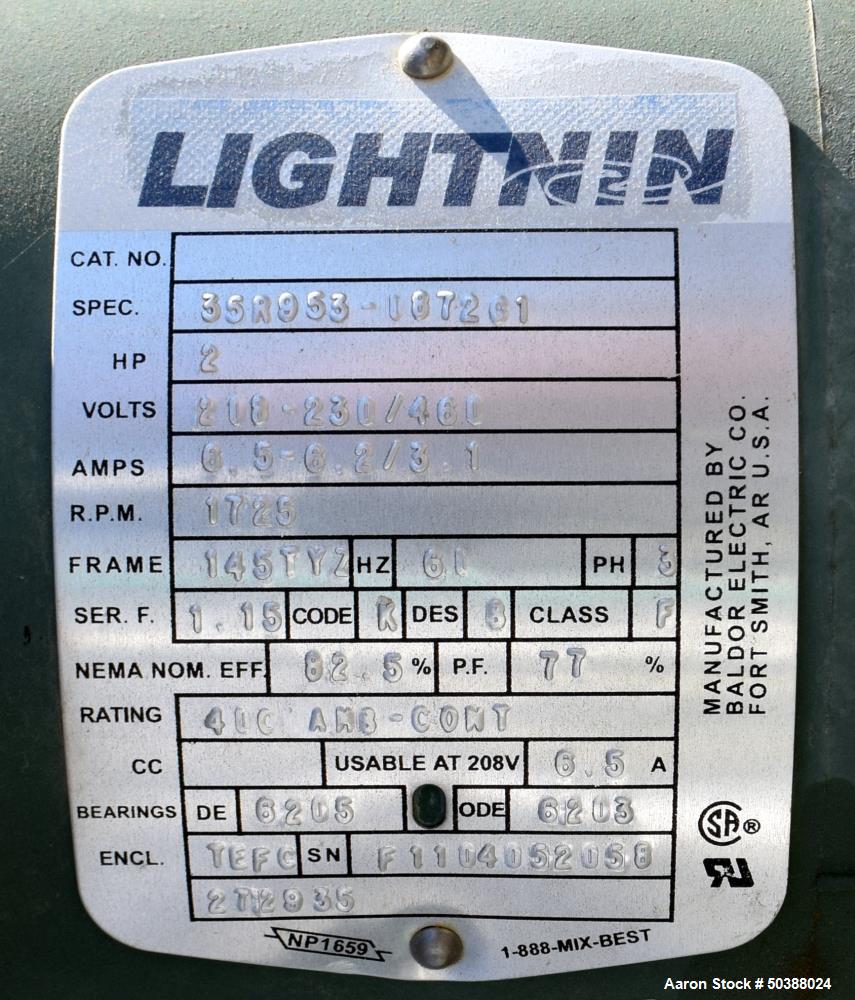 Used Andy J. Egan Jacketed Tank, Approximate 1500 Gallon