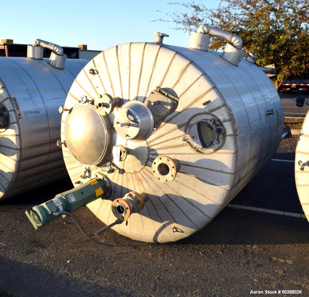 Used- Andy J. Egan Jacketed Tank, Approximate 1500 Gallon