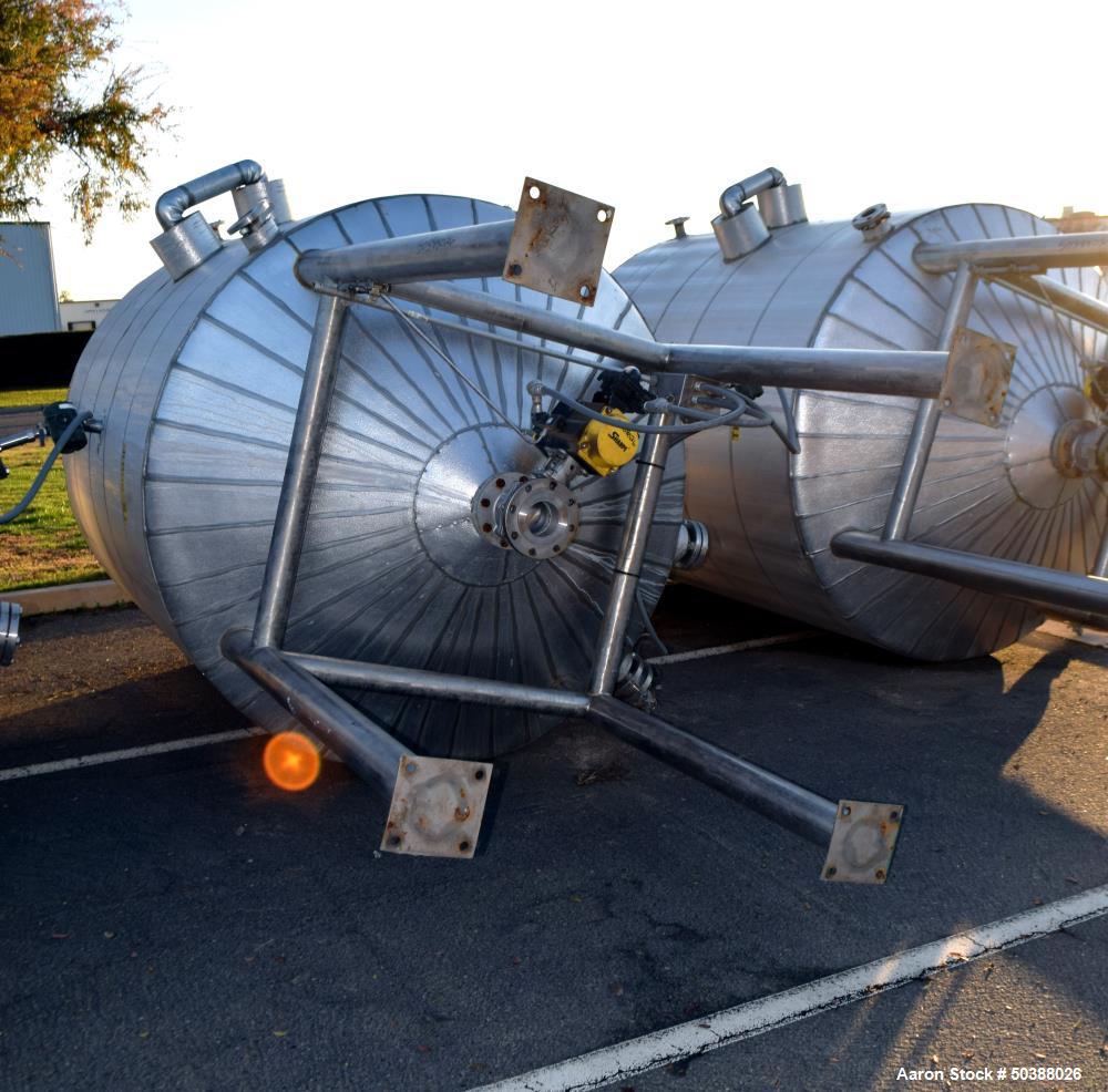 Used Andy J. Egan Jacketed Tank, Approximate 1500 Gallon