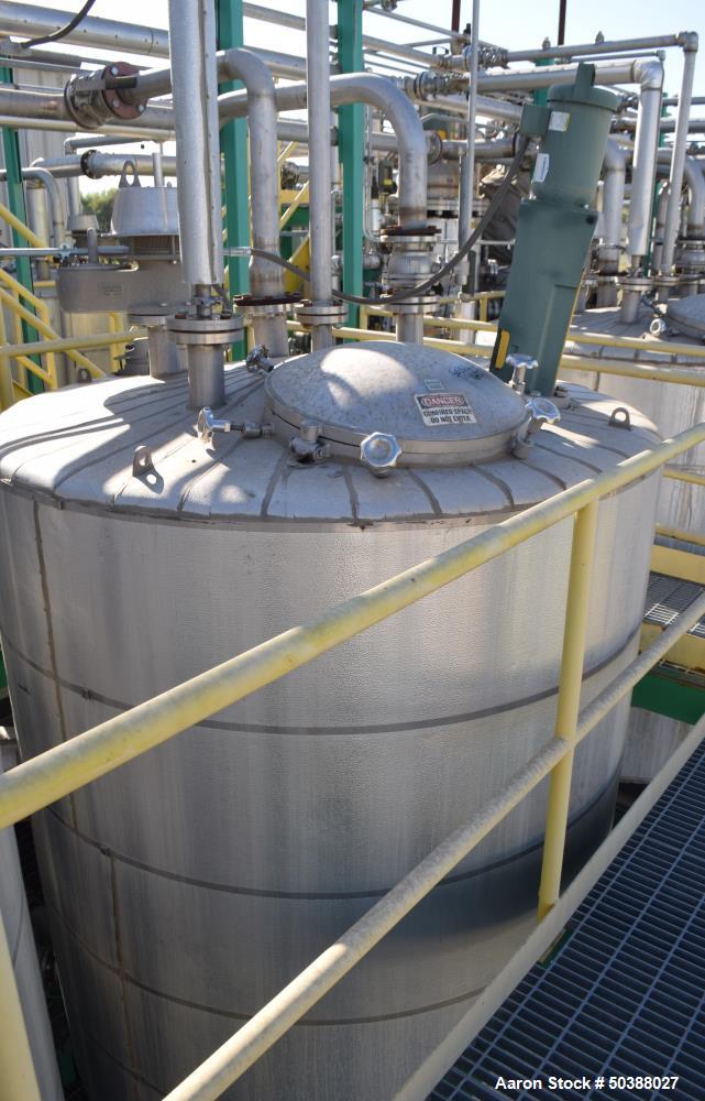 Used Andy J. Egan Jacketed Tank, Approximate 1500 Gallon