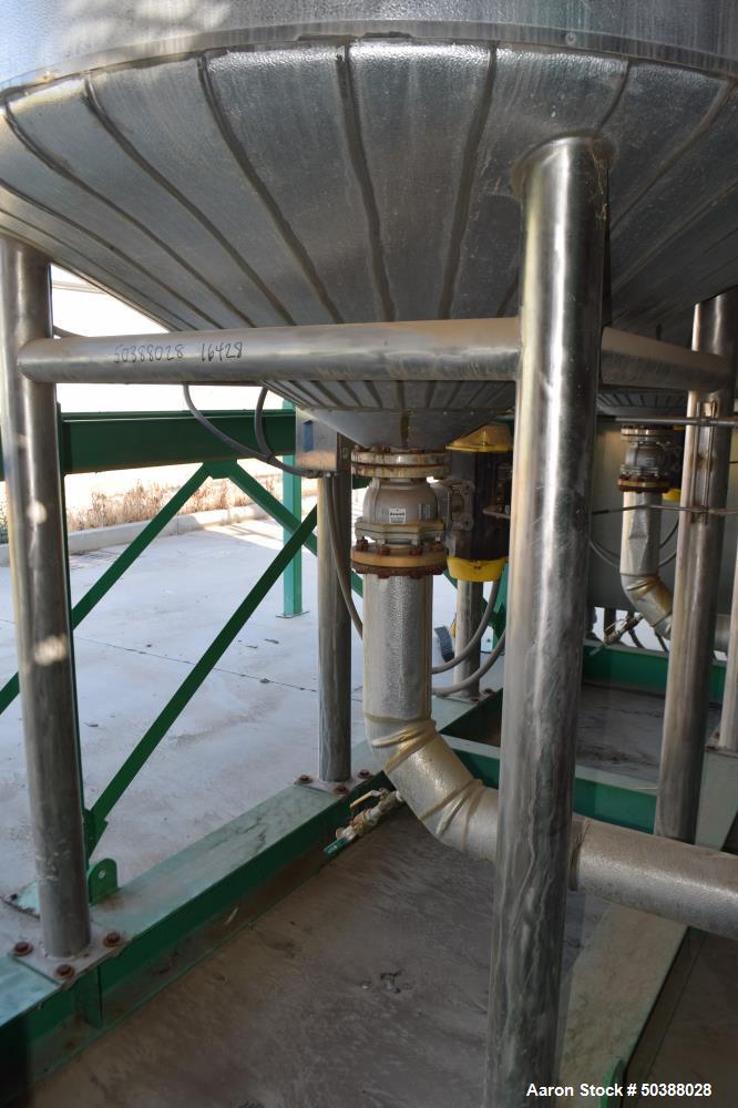 Used Andy J. Egan Jacketed Tank, Approximate 1500 Gallon
