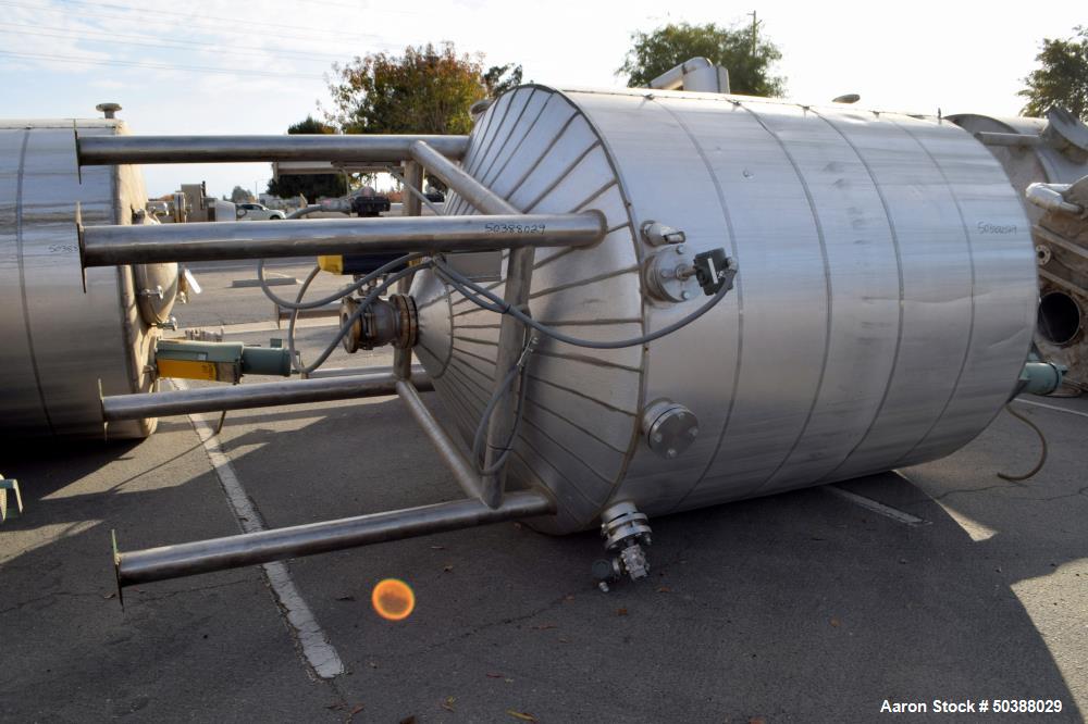 Used Andy J. Egan Jacketed Tank, Approximate 1500 Gallon
