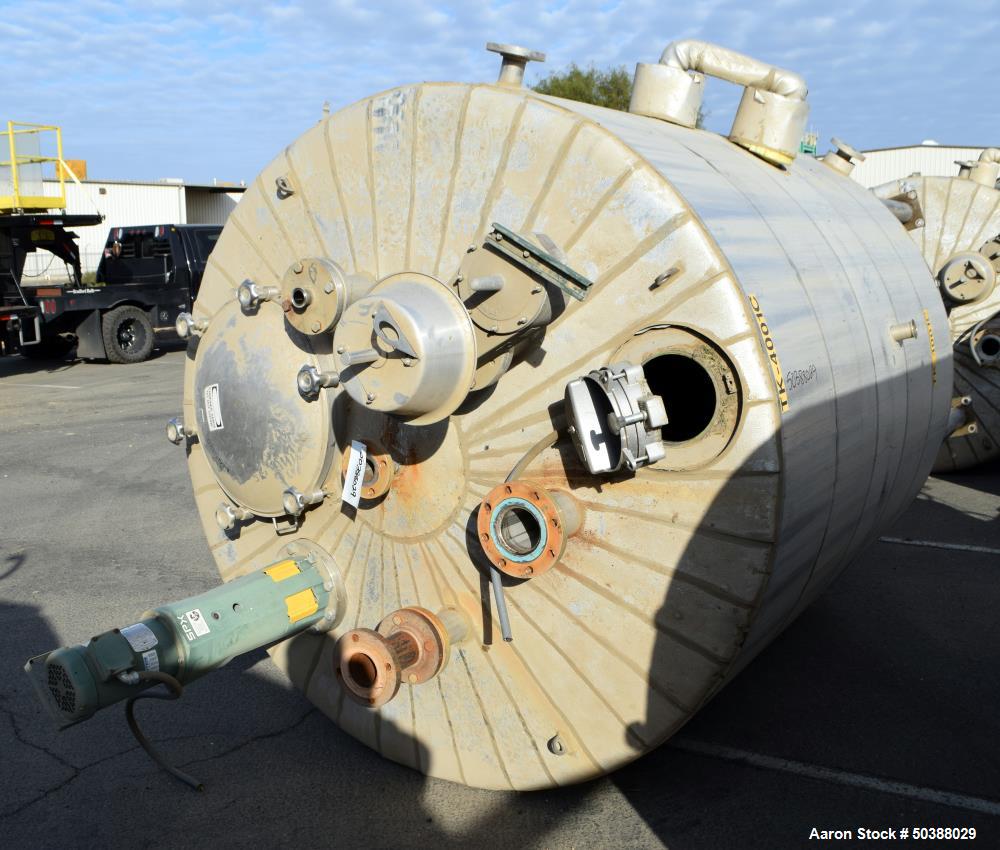 Used Andy J. Egan Jacketed Tank, Approximate 1500 Gallon