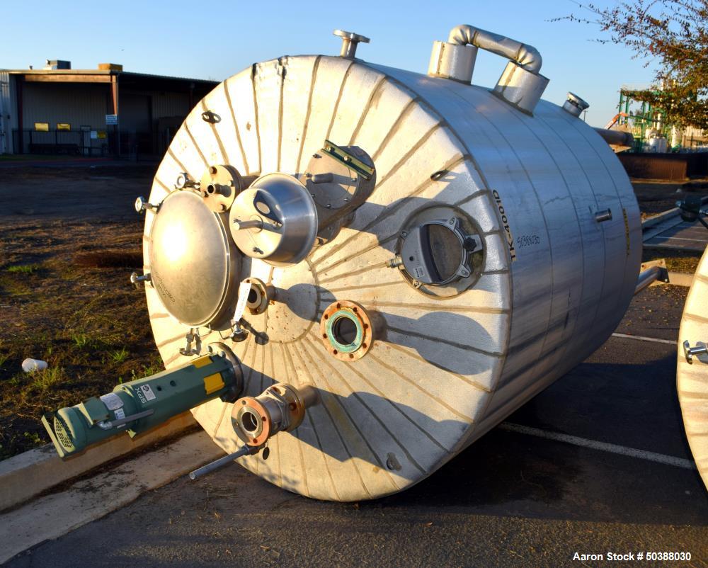 Used- Andy J. Egan Jacketed Tank, Approximate 1500 Gallon