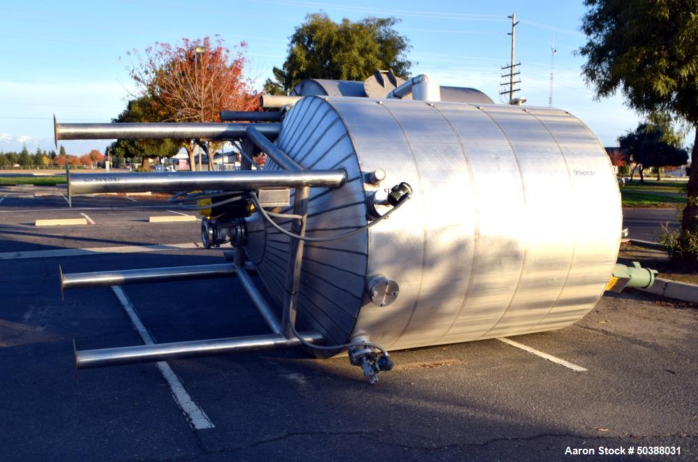Used Andy J. Egan Jacketed Tank, Approximate 1500 Gallon