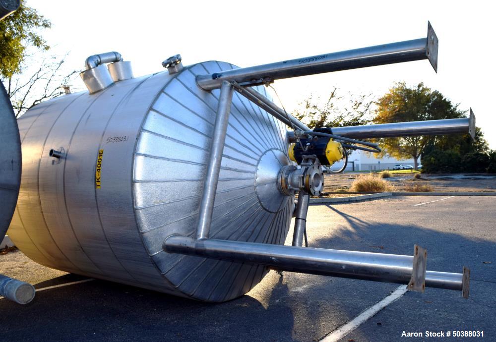 Used Andy J. Egan Jacketed Tank, Approximate 1500 Gallon