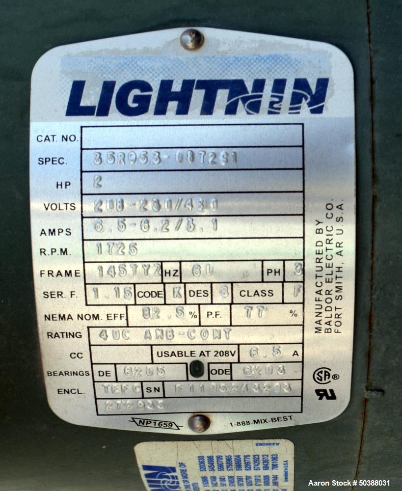 Used Andy J. Egan Jacketed Tank, Approximate 1500 Gallon