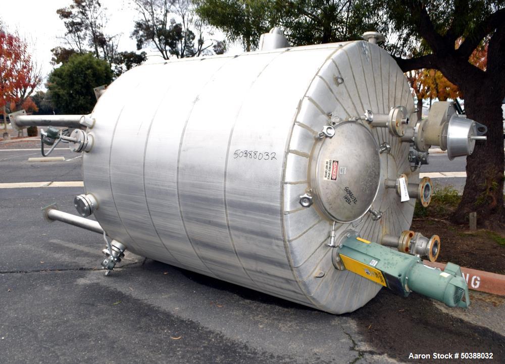 Used Andy J. Egan Jacketed Tank, Approximate 1500 Gallon