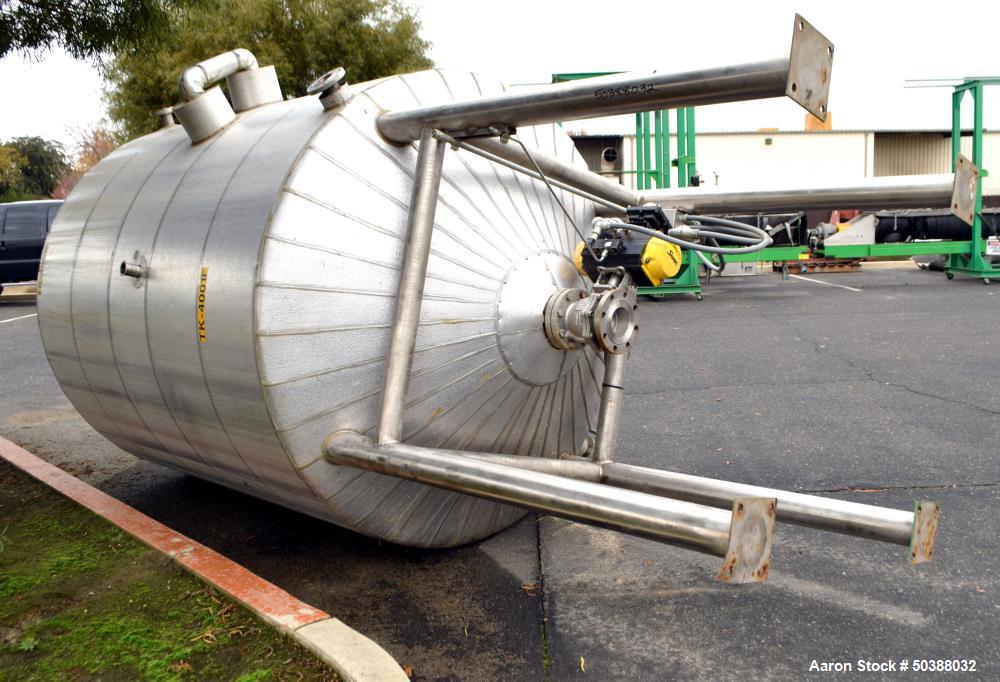 Used Andy J. Egan Jacketed Tank, Approximate 1500 Gallon