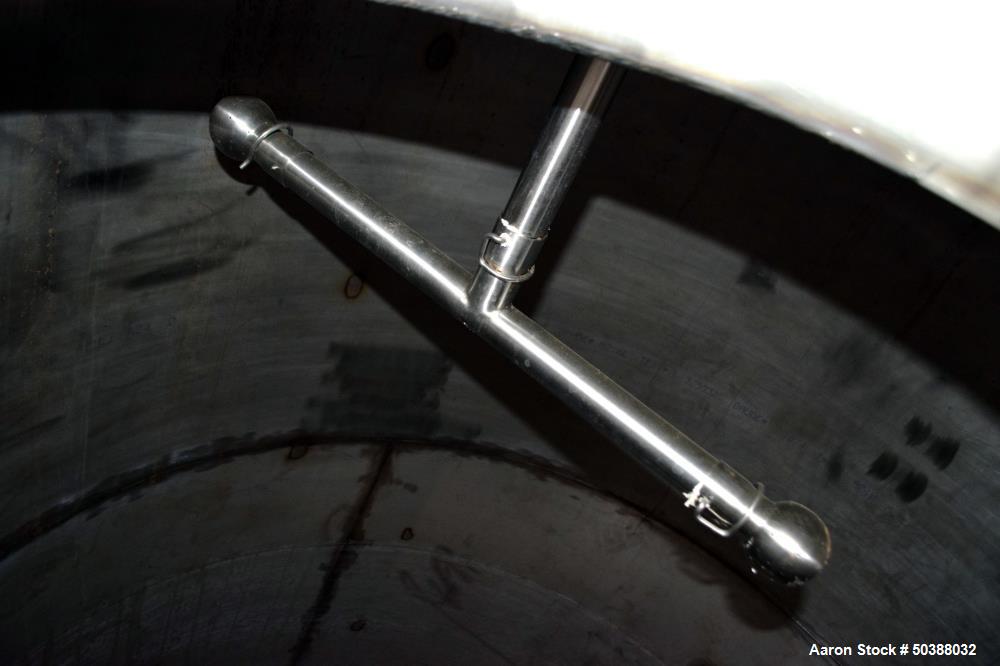 Used Andy J. Egan Jacketed Tank, Approximate 1500 Gallon