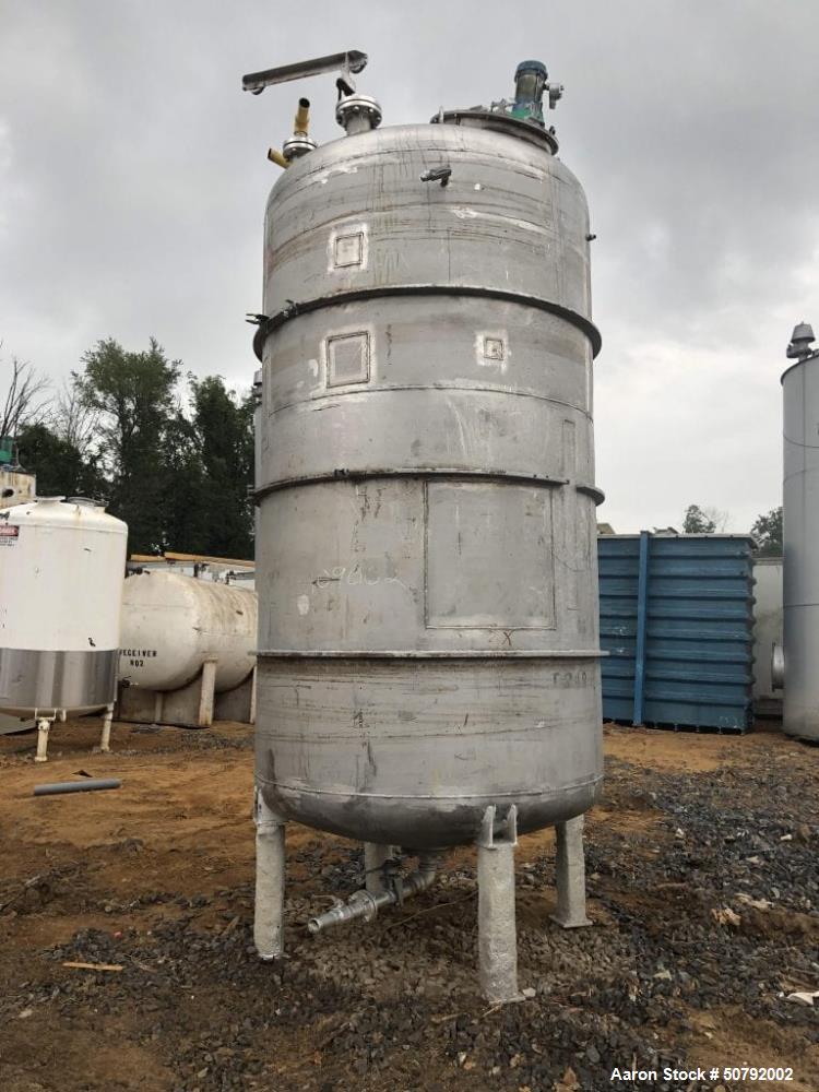 Used 2350 Gallon Stainless Steel Mixing Tank