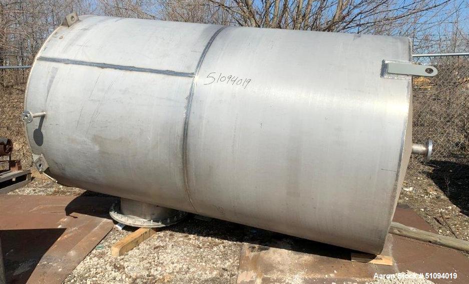 Par Piping & Fabrication 2,150 Gallon Stainless Steel Tank